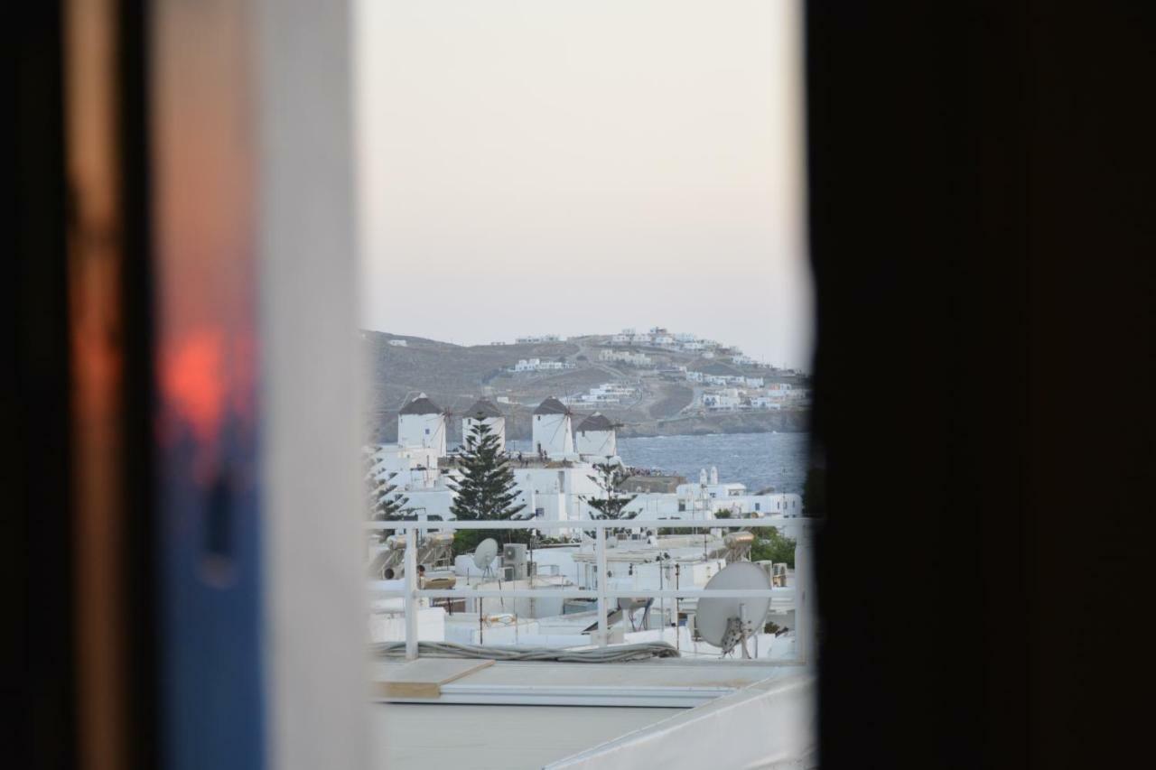Bright & Relaxing Loft With Attic Room In The Heart Of Mykonos City Mykonos Town Eksteriør billede